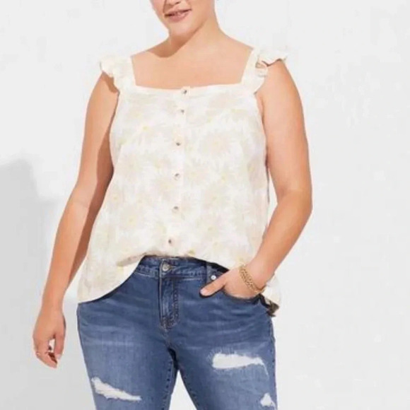TORRID FLORAL BLOUSE - Picture 3 of 9